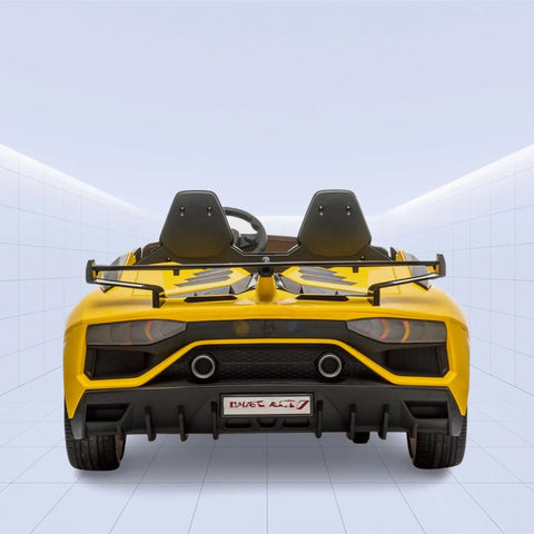 Lamborghini Aventador SVJ 12V Drifting Ride-On Car 2-Seater (YELLOW)