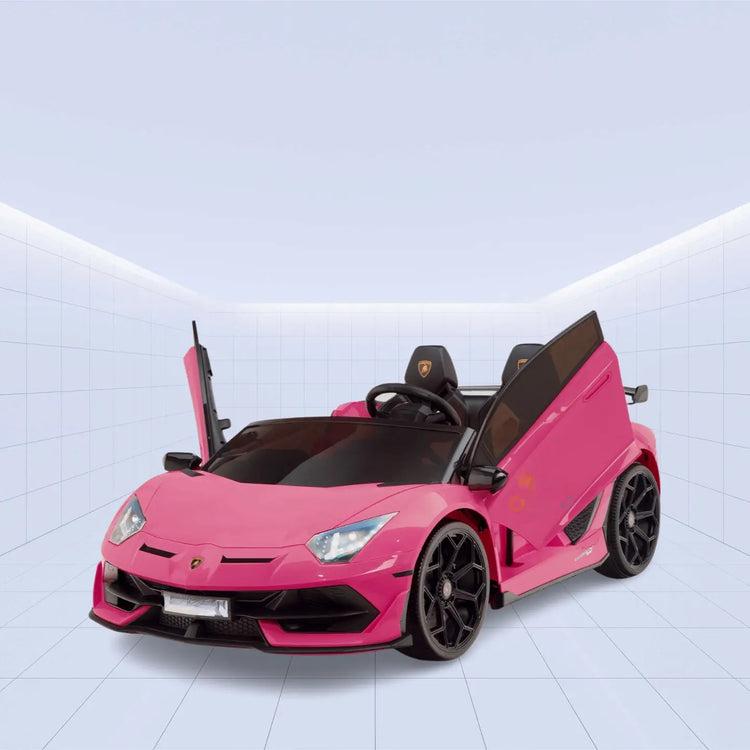 Lamborghini Aventador SVJ 12V Drifting Ride-On Car 2-Seater (PINK)