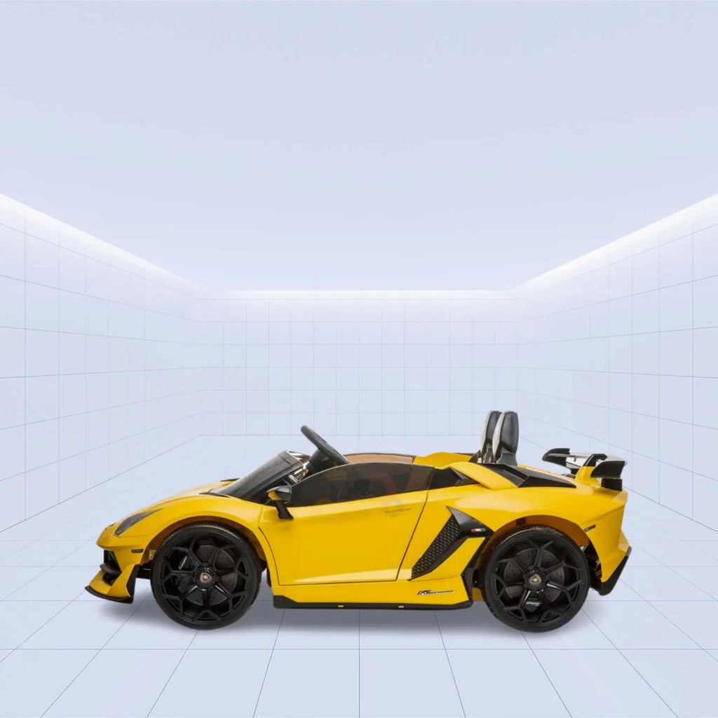 Lamborghini Aventador SVJ 12V Drifting Ride-On Car 2-Seater (YELLOW)