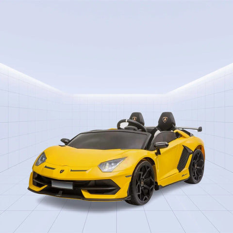 Lamborghini Aventador SVJ 12V Drifting Ride-On Car 2-Seater (YELLOW)