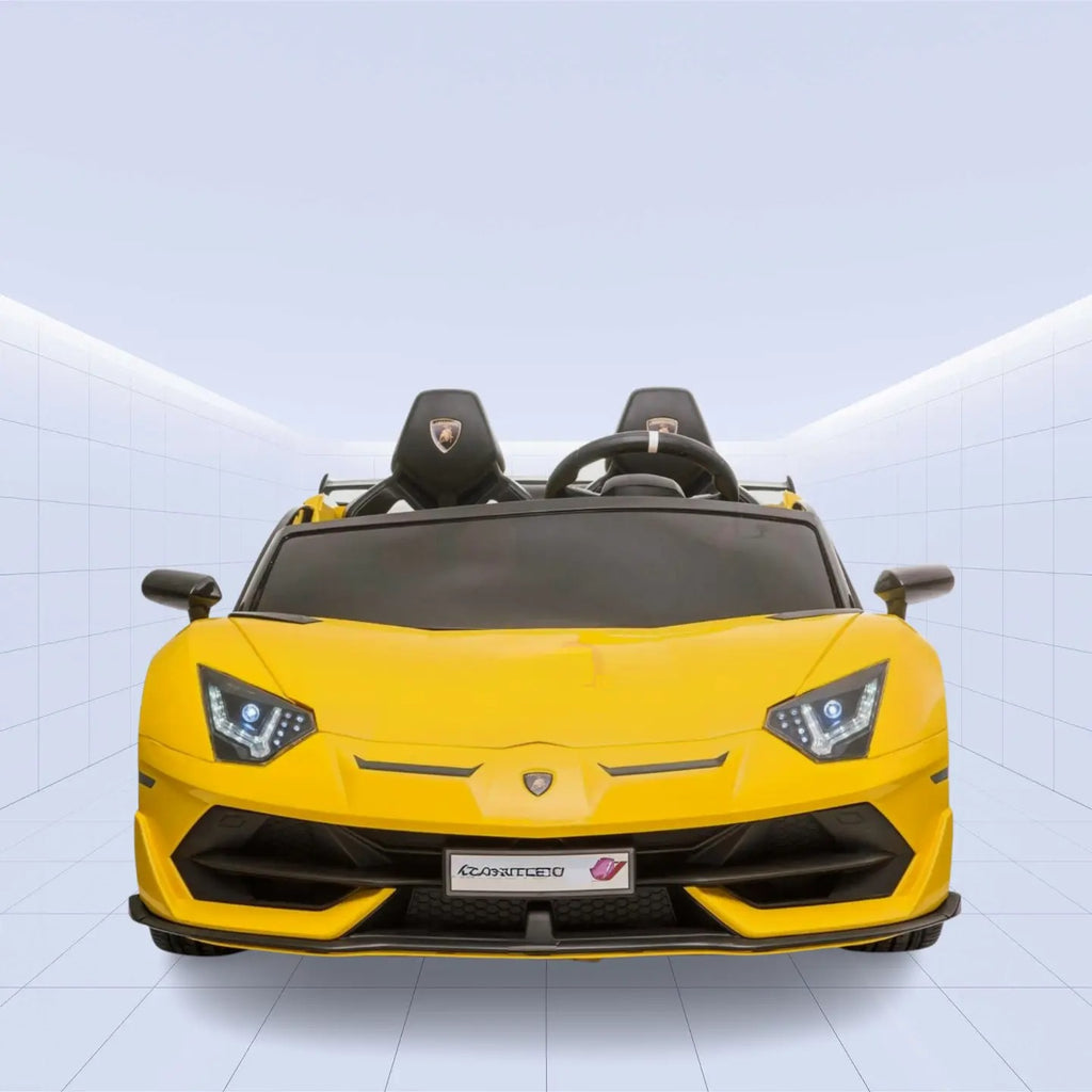 Lamborghini Aventador SVJ 12V Drifting Ride-On Car 2-Seater (YELLOW)