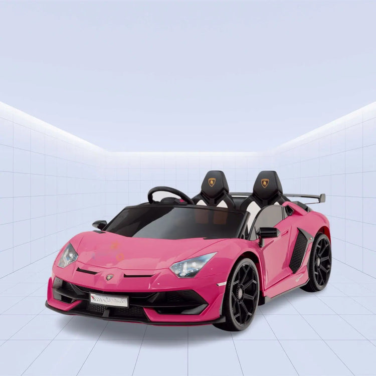 Lamborghini Aventador SVJ 12V Drifting Ride-On Car 2-Seater (PINK)