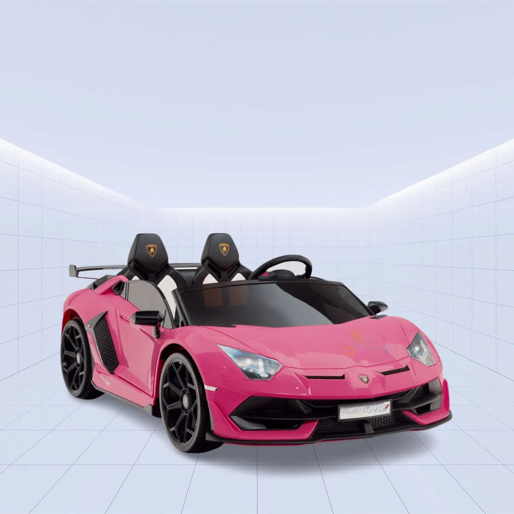 Lamborghini Aventador SVJ 12V Drifting Ride-On Car 2-Seater (PINK)