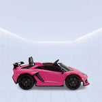 Lamborghini Aventador SVJ 12V Drifting Ride-On Car 2-Seater (PINK)