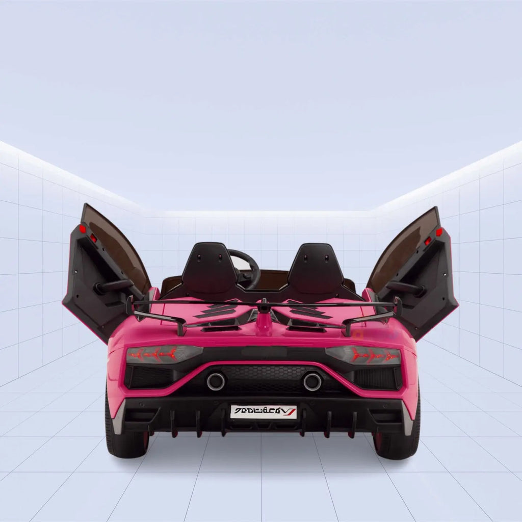 Lamborghini Aventador SVJ 12V Drifting Ride-On Car 2-Seater (PINK)