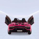 Lamborghini Aventador SVJ 12V Drifting Ride-On Car 2-Seater (PINK)