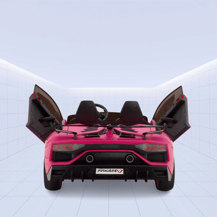 Lamborghini Aventador SVJ 12V Drifting Ride-On Car 2-Seater (PINK)