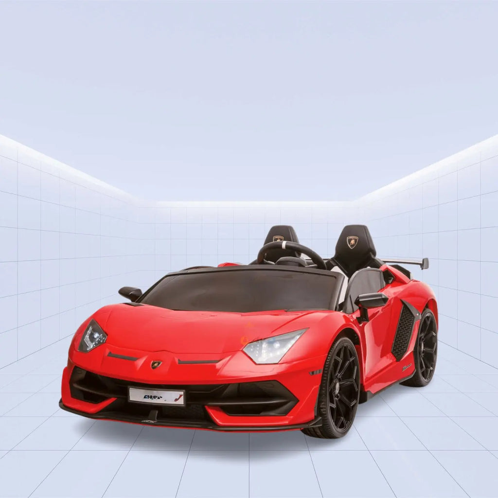 Lamborghini Aventador SVJ 12V Drifting Ride-On Car 2-Seater (RED)