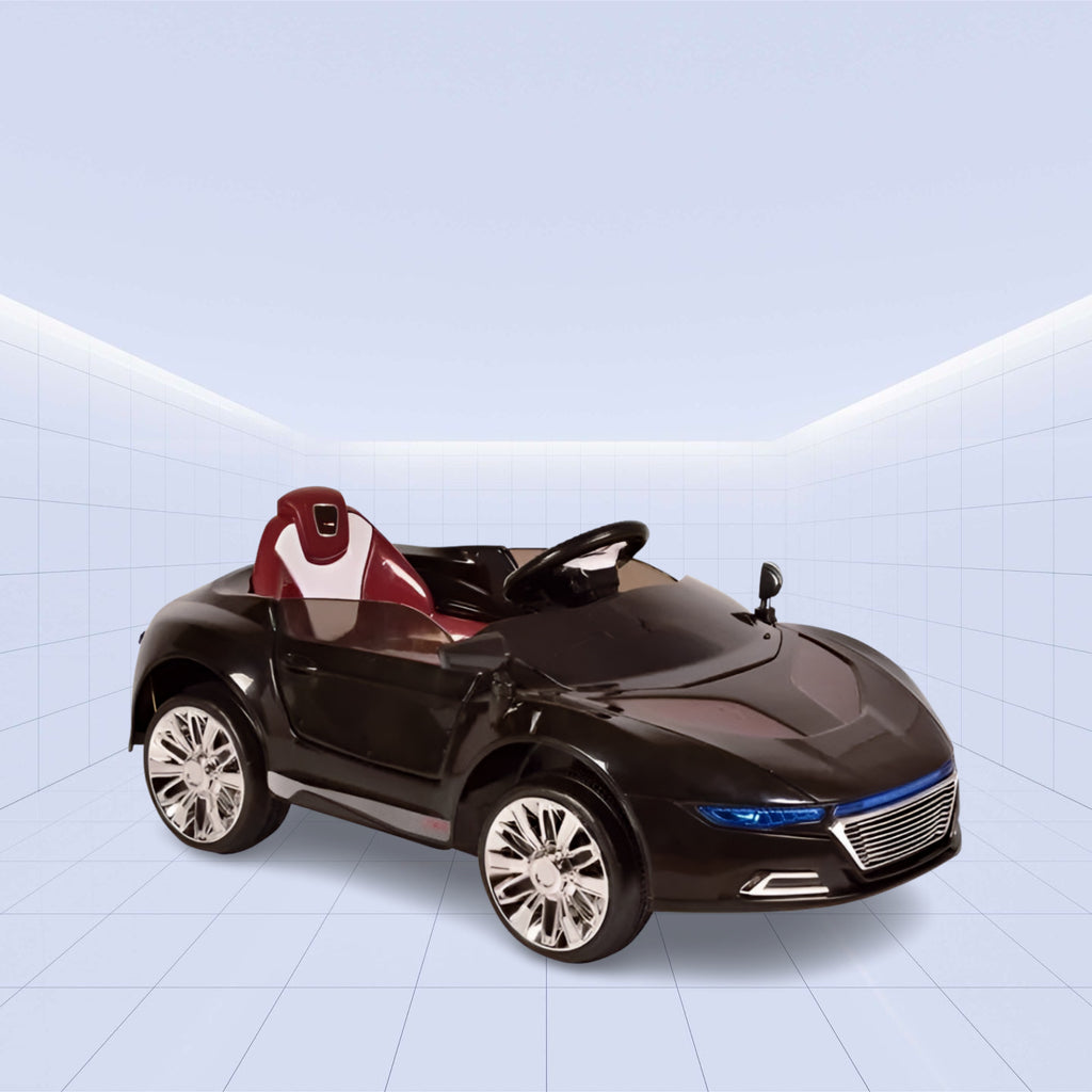 "Luxury Kids Electric Ride-On Car with Remote Control 12V - Sleek and Stylish Design" (BLACK)