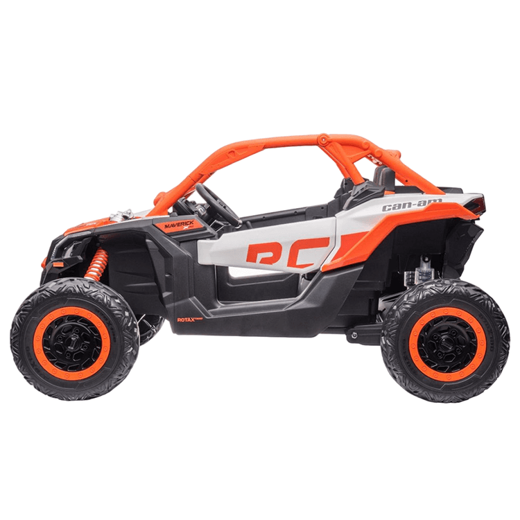 12V Can~Am Maverick 2 Seater Kids Ride on Buggy with Leather Seat with RC Control