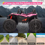 24V-Premium Off-Road Kids Ride-On Jeep – Remote Control and Rugged Style (PINK)