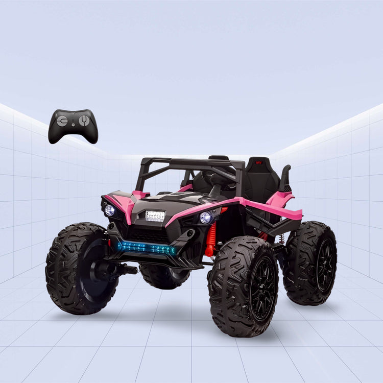 24V-Premium Off-Road Kids Ride-On Jeep – Remote Control and Rugged Style (PINK)