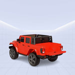 "Licensed Jeep Ride-On SUV for Kids – Realistic Design with Premium Features" 12V (RED)