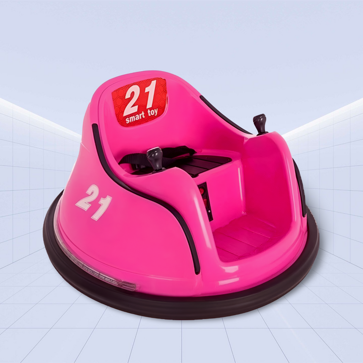 Deluxe 360° Spinning Kids Bumper Car with Remote Control | Fun, Safe, and Engaging Ride-On Toy (Pink)