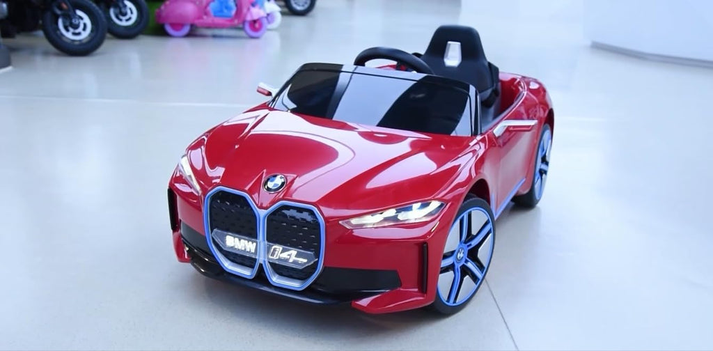 Licensed BMW i4 12V Childrens Ride-on Car Red