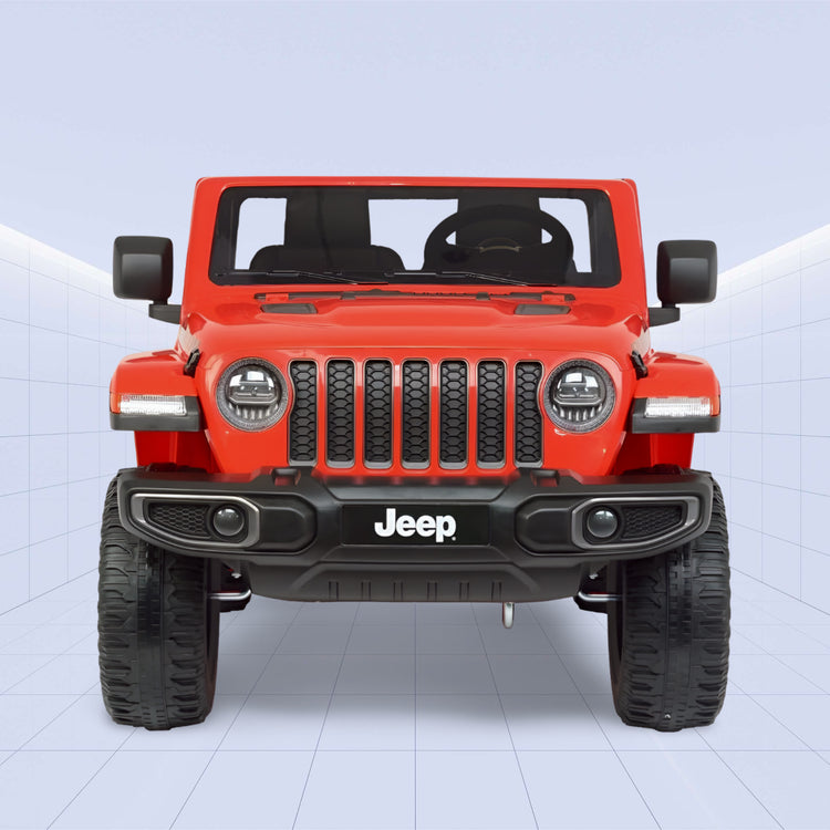 "Licensed Jeep Ride-On SUV for Kids – Realistic Design with Premium Features" 12V (RED)