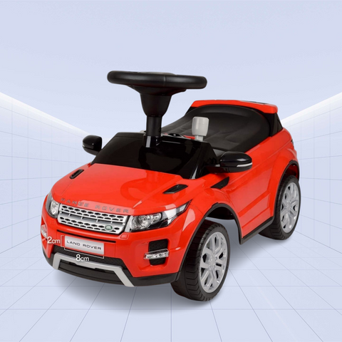 Officially Licensed Range Rover Kids Ride-On Push Car – Foot-to-Floor Walker & Ride-On Toy for Toddlers (Red)