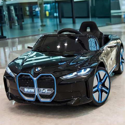 Licensed BMW i4 12V Childrens Ride-on Car Black