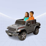 "Licensed Jeep Ride-On SUV for Kids – Realistic Design with Premium Features" 12V (GREY)