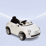 "Fiat 500 Licensed Ride-On Car – Stylish and Fun for Kids 12V (WHITE)