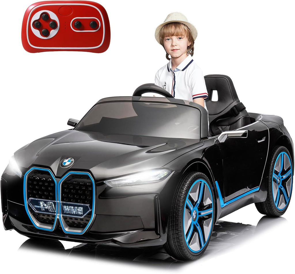 Licensed BMW i4 12V Childrens Ride-on Car Black