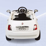 "Fiat 500 Licensed Ride-On Car – Stylish and Fun for Kids 12V (WHITE)