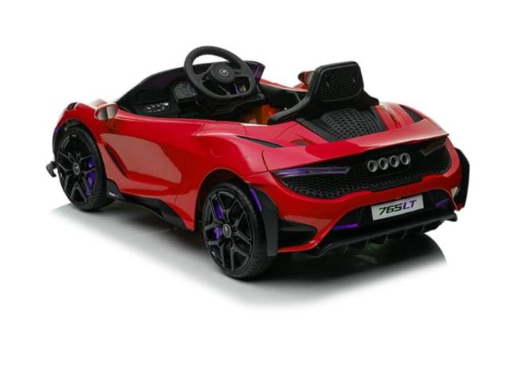 McLaren 765 LT 12V 4x Wheel Ride on Toys for Kids ( RED)