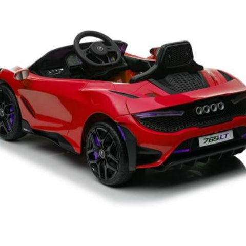 McLaren 765 LT 12V 4x Wheel Ride on Toys for Kids ( RED)