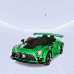 Sleek & Sporty Kids’ Car – Drive Like a Champion! (GREEN)