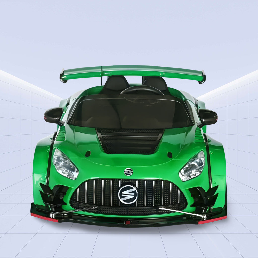 Sleek & Sporty Kids’ Car – Drive Like a Champion! (GREEN)