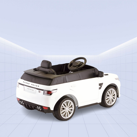 Licensed Range Rover Ride-On Car for Kids – A Perfect Blend of Luxury, Fun, and Safety(White)