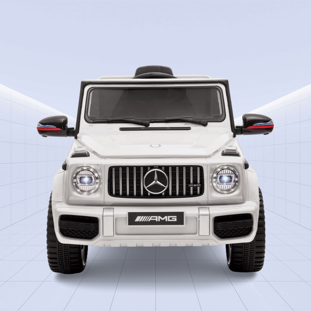 Licensed Mercedes Benz G63 12V Childrens Ride-on Car White