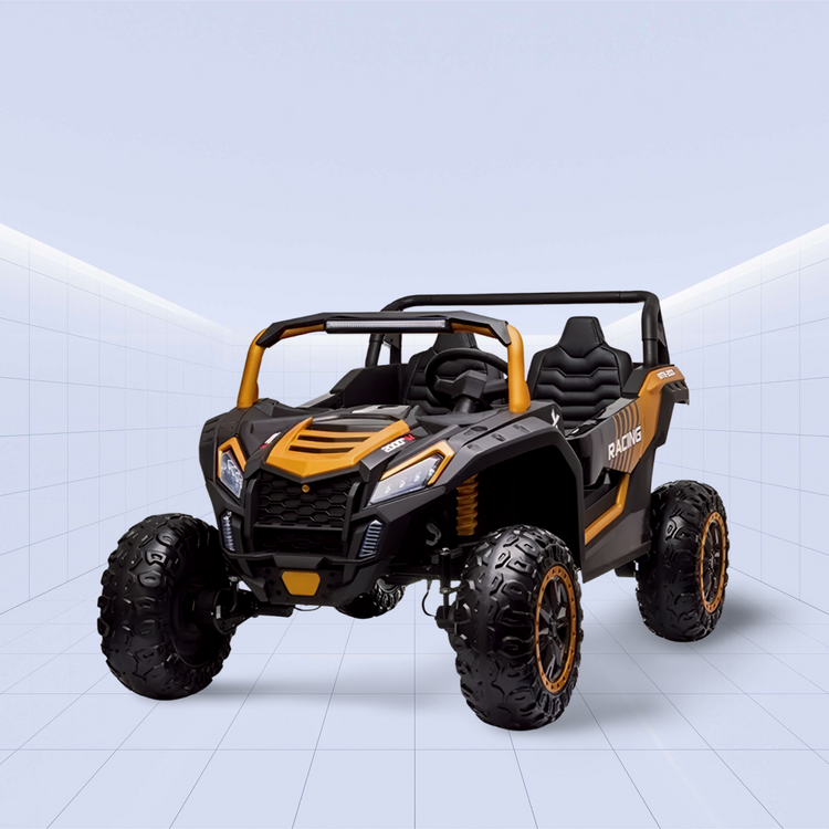 24V 4-Wheel Drive Ride-On Off-Road Vehicle for Kids: The Ultimate Driving Adventure (Gold)