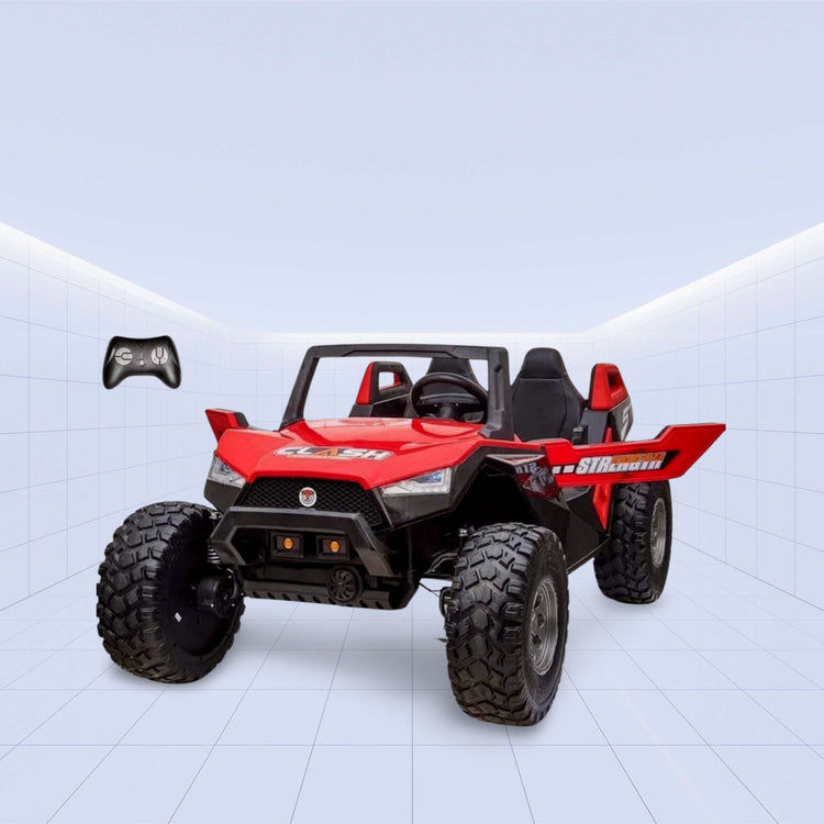 Stylish Off-Road Ride-On for Kids with 24V Battery and 4 Motors (RED)