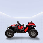 Stylish Off-Road Ride-On for Kids with 24V Battery and 4 Motors (RED)