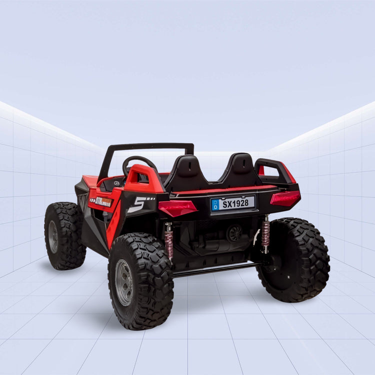 Stylish Off-Road Ride-On for Kids with 24V Battery and 4 Motors (RED)