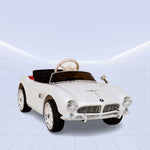 12v "The Retro Roadster: Electric BMW 507 for Stylish Kids" Ride on (WHITE)