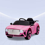 "Luxury 12V Electric Ride-On Sports Car for Kids with Remote Control"(PINK)