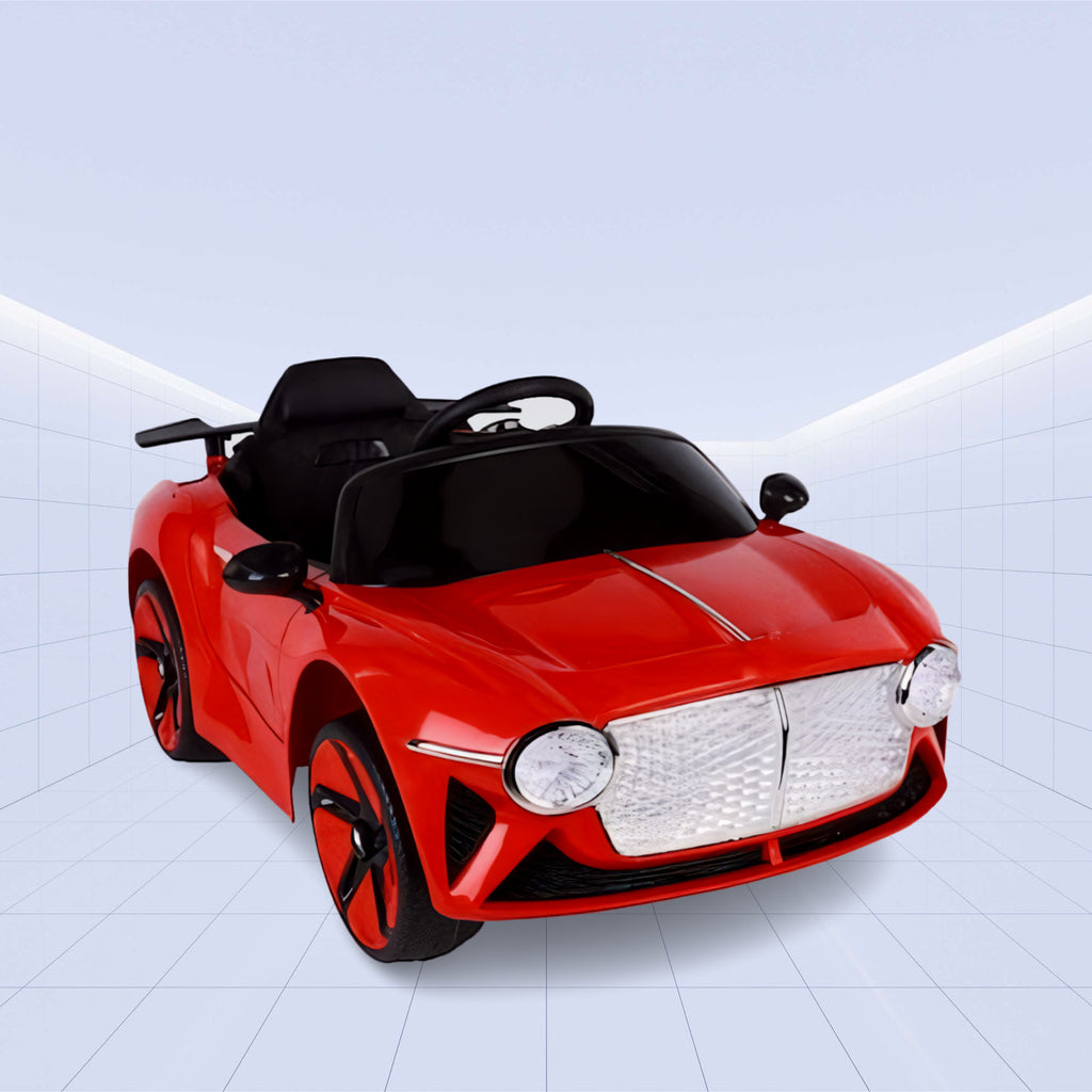 "Luxury 12V Electric Ride-On Sports Car for Kids with Remote Control"(RED)