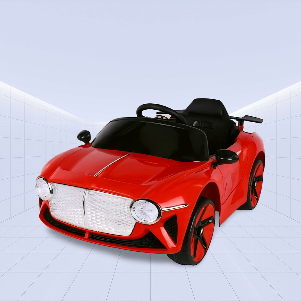 "Luxury 12V Electric Ride-On Sports Car for Kids with Remote Control"(RED)