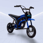 High Performance 24V Electric Kids Motorcycle - Off-Road Adventure Bike (BLUE)