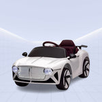 "Luxury 12V Electric Ride-On Sports Car for Kids with Remote Control"(WHITE)