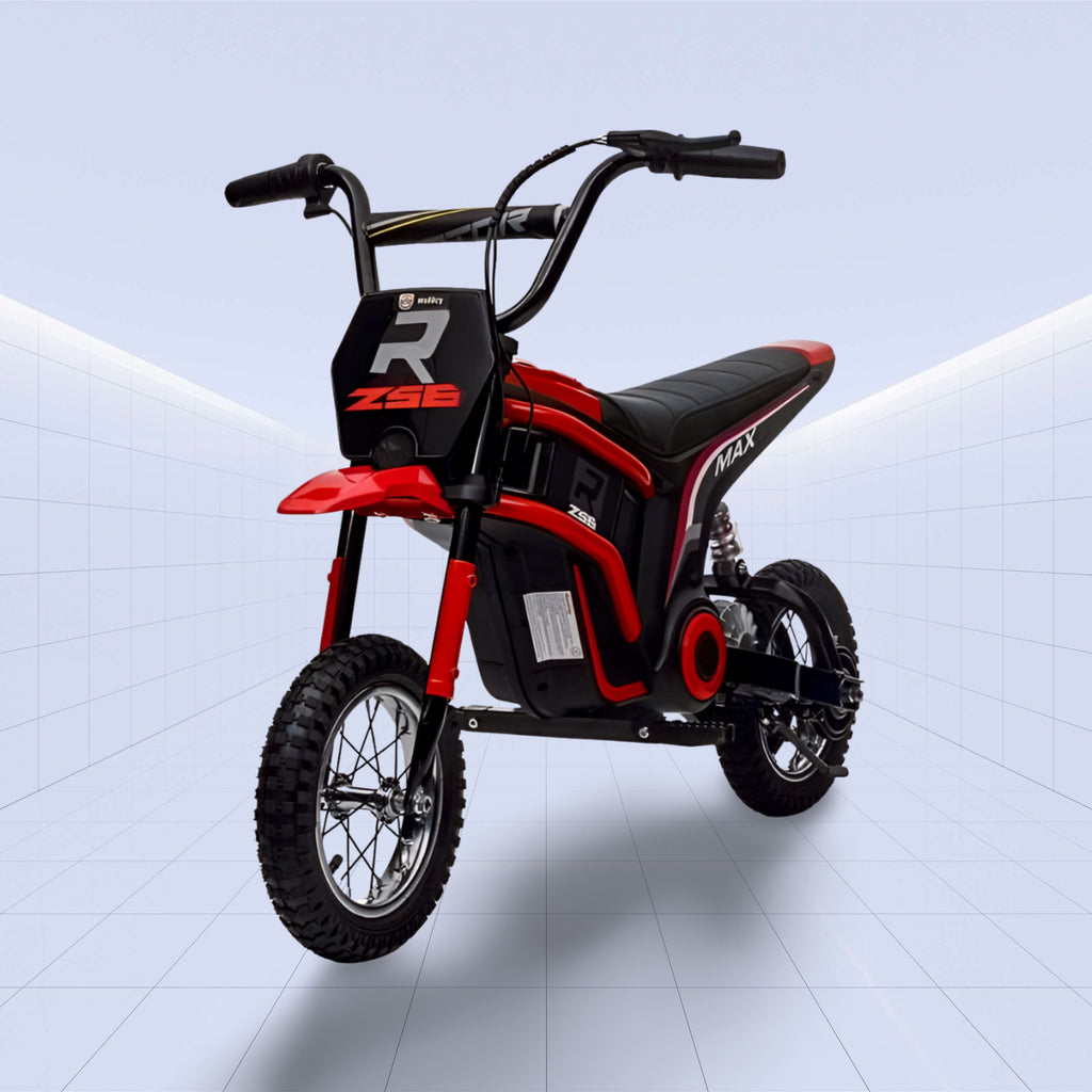 High Performance 24V Electric Kids Motorcycle - Off-Road Adventure Bike (RED)