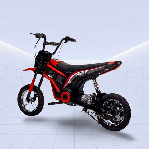 High Performance 24V Electric Kids Motorcycle - Off-Road Adventure Bike (RED)