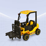 12V "Heavy-Duty Fun: Ride-On Forklift for Kids"(YELLOW)