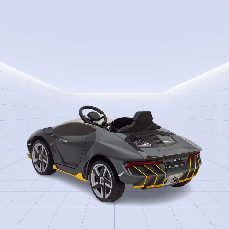 12V "Unleash Luxury: Lamborghini Centenario Ride-On Car for Kids" (GREY)