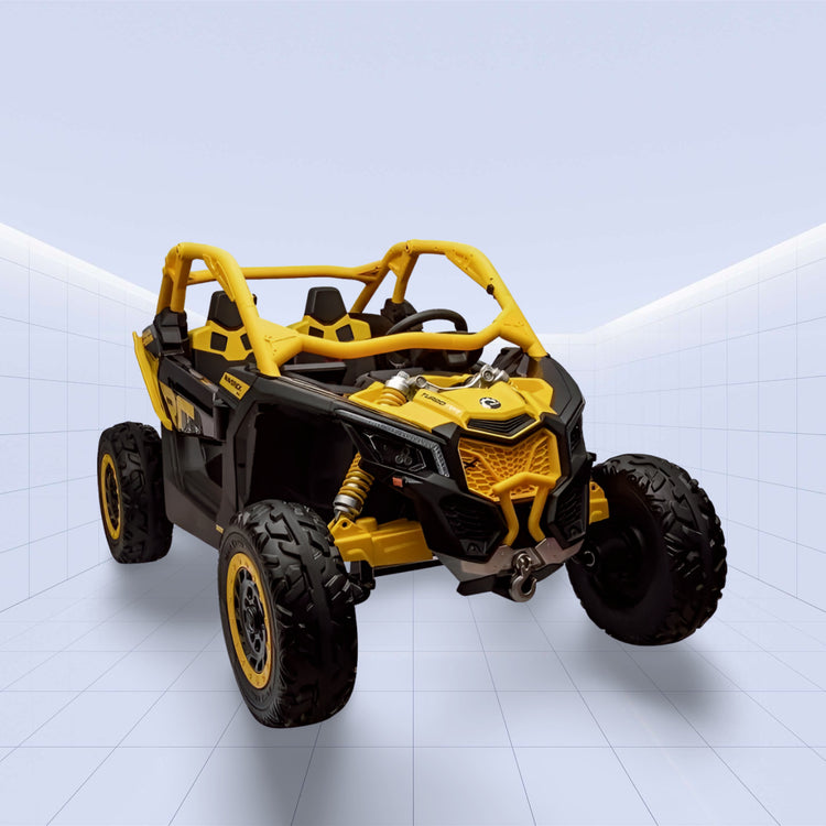 24V Electric Off-Road Ride-On Buggy for Kids - Realistic Can-Am Design (YELLOW)