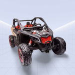 24V Electric Off-Road Ride-On Buggy for Kids - Realistic Can-Am Design (BLACK)