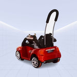 Stylish Ride-On Car for Kids: Electric and Push Modes with Remote Control (RED)