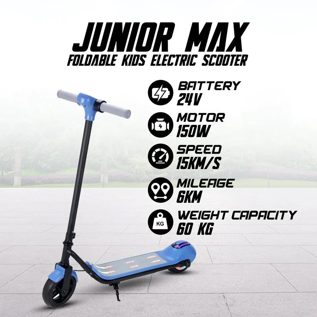 24V Mini E-Scooter for Kids: Sleek, Stylish, and Fun (BLUE)